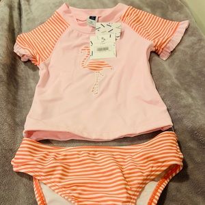 Brand New 2-piece Janie and Jack bathing suit